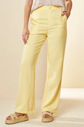 CALCA FEM EM PLANO MARANT LINEN AMARELO SICILIANO