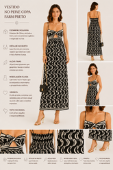 VESTIDO NO PEIXE COPA FARM PRETO