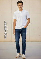 CALCA MAS SKINNY JEANS REDUZY - 10/16 JEANS ESCURO