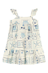 VESTIDO ALCA C ELAST EST DIGITAL BARRA BRANCO