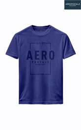 CAMISETA MAS COMFORT SILKADA AEROPOSTALE AZUL ROYAL