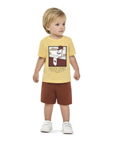 CONJ MAS CAM SKATE BONE E BERM MLT AMARELO
