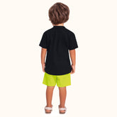 CONJ MAS CAM RADICAL SPORTS E BER TACTEL PRETO/AMARELO NEON