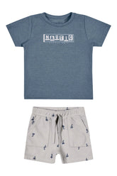 CONJ MAS CAM NAUTIC E BER TRICO MESCLADO AZUL