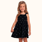 VESTIDO ALCA AMARRACAO EST LACOS PRETO