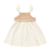 VESTIDO BB ALCA BAB DET FRENTE TRICO MARFIM