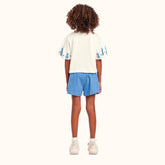CONJ FEM BL MG BORD C BORD E SHORT MLT MARFIM/AZUL