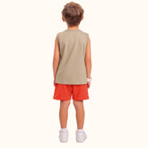 CONJ MAS REG NEW YORK BOLA E BERM MLT CAMELO/VERMELHO