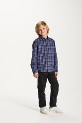 CAMISA MAS ML TRICOLINE VOAL XADREZ MARINHO