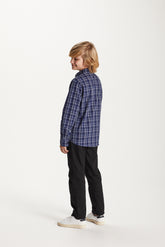 CAMISA MAS ML TRICOLINE VOAL XADREZ MARINHO