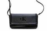 BOLSA CKJ FEM TRANSVERSAL REISSUE PRETO