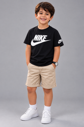 CAMISETA NIKE KIDS MAS FTR EVERGREEN PRETO K25