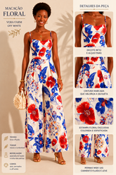 MACACAO FEM FLORAL VERA FARM OFF WHITE