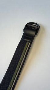 CINTO MAS LISTRAS OSKLEN PRETO/FOREST/KHAKI