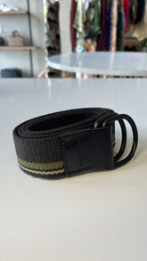 CINTO MAS LISTRAS OSKLEN PRETO/FOREST/KHAKI