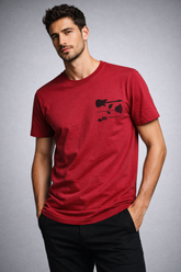 CAMISETA MAS MC VINTAGE ROCK OSKLEN CARMIM