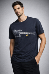 CAMISETA MAS MC SLIM VINTAGE BLACK SG PRETO