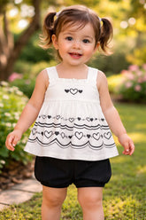 CONJ FEM BATA EST BARRA E SHORT ANARRUGA OFF WHITE