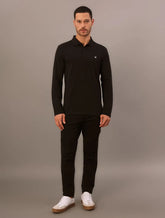 POLO CKJ MAS ML REGULAR PREMIUM PRETO