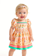 VESTIDO E CALCINHA MEU CASTELO DET ELAST AREIA