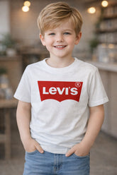 CAMISETA MC LEVIS KIDS BATWING BRANCO 001