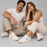 TENIS NB BB80 UNISEX NEW BALANCE BRANCO/BEGE/CINZA