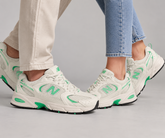 TENIS NB U530 UNISEX NEW BALANCE BR/BEGE CLARO/VERDE CLARO