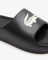CHINELO SLIDE LACOSTE PRETO
