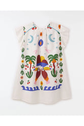 VESTIDO E CALCINHABEBE LENCO TUCANO MINI BRANCO