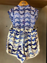 CONJUNTO FEM JUV GOLFINHO FARM FUTURA AZUL/BRANCO