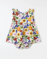 VESTIDO BEBE MALHA JARDIM DE INVERNO ESTAMPADO