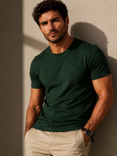 CAMISETA MAS MC LOGO LACOSTE VERDE 132