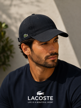 BONE LOGO LATERAL LACOSTE PRETO 031