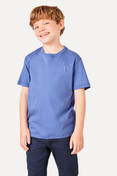 NOVO CAMISETA RSV MINI MC BASICA PIMA AZUL CARBONO