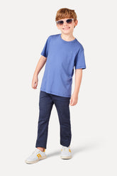 NOVO CAMISETA RSV MINI MC BASICA PIMA AZUL CARBONO