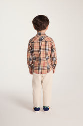 CAMISA ML TRICOLINE XADREZ UM MAIS UM CAMELO
