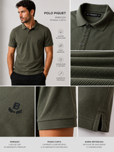 POLO MAS MC PIQUET BRENDON VERDE MILITAR
