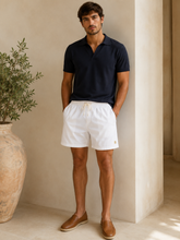 BERMUDA MAS 100 ALG SARJA PREMIUM CURTO BRANCO
