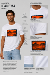 CAMISETA MAS MC VINTAGE FRAMED IPANEMA BRANCO