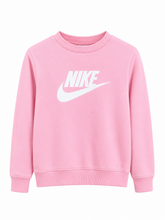 BLUSAO ML NIKE KIDS FEM FT CREW ROSA A0W