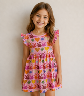 VESTIDO MALHA SONHO FABULA ROSA