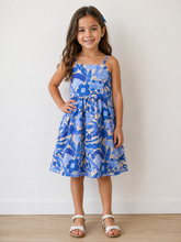 VESTIDO ZOO FLORES FABULA AZUL