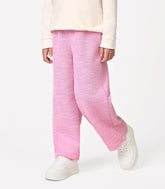 CONJ FEM BLUSAO COR STRASS CALCA TWEED OFF WHITE/ROSA