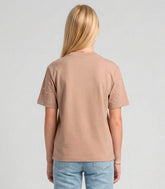 BLUSA FEM COTTON LEVE MANGAS C STRASS WOODS
