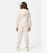 CONJ FEM JAQ ZIP CAP PEROLAS E CALCA MLT OFF WHITE