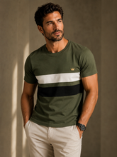 CAMISETA MAS VINTAGE LIST BICOLOR OSKLEN FOREST