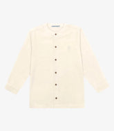 CAMISA ML GOLA PADRE VISCOLINHO DESERT OFF WHITE