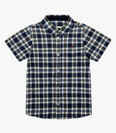 CAMISA MC TRICOLINE XADREZ TRICKNICK MARINHO