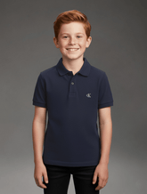 POLO MC CKJ KIDS MAS SPORT MARINHO