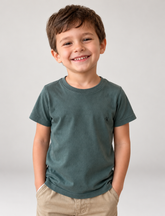 CAMISETA CKJ KIDS MAS LOGO MONOGRAM VERDE MEDIO